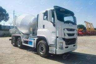 Автобетоносмеситель на шасси ISUZU 6х4 дв 278kw бочка 9 m³. Фото 1