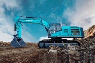 Экскаватор гусеничный SUNWARD SWE400F с дополнительной гидролинией, зимний пакет, комплект фильтров на 2 000 м/ч. Фото 3