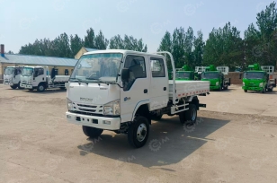 Бортовой грузовик ISUZU 4x4 дв 94Kw двойная кабина кузов 2560*1850*400, под категорию В, с задним гидробортом и передней эл/лебедкой. Фото 1