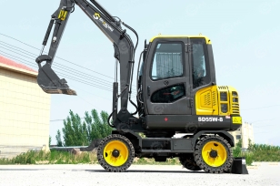 Экскаватор колесный SD55W. Фото 1