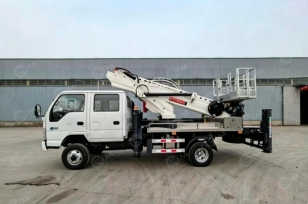 Автовышка VIGRUS GKS22 на шасси ISUZU 4Х4 дв 130Kw двойная кабина, высота подъёма 22м, с изоляцией люльки 1000В. Фото 1