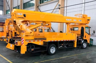 Автовышка AICHI на шасси ISUZU 4Х2 дв 139kw высота подъёма 28,9м. Фото 2