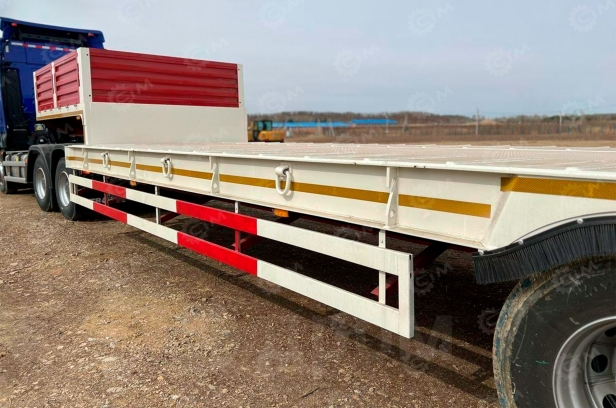 Полуприцеп-трал AMUR LYR9907TDP с уширителями 15200х3000(3500)х3475, гп 90т, ССУ 1400мм. Фото 6