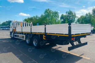 Бортовой грузовик ISUZU 6x4 дв 219kw c кму XCMG KSQZ300.4 гп 11,8т, стрела 11,4м, кузов 7200*2450*550. Фото 1