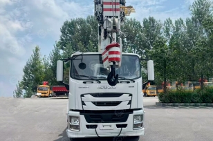 Автокран на шасси ISUZU 4x2 дв 177kw крановая установка VIGRUS VGS16 гп 16т., 5 секций, стрела 36,6м. Фото 5
