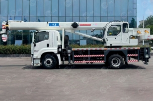 Автокран на шасси ISUZU 4x2 дв 177kw крановая установка VIGRUS VGS16 гп 16т., 5 секций, стрела 36,6м. Фото 6