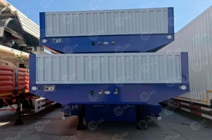 Полуприцеп-трал AMUR LYR9606TDP 15200х3000х3815, гп 70т, 3 оси, ССУ1400, закрытые колеса. Фото 5