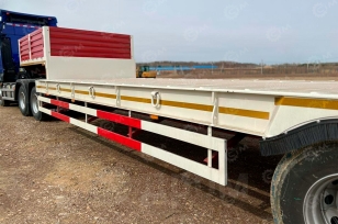 Полуприцеп-трал AMUR LYR9907TDP с уширителями 15200х3000(3500)х3475, гп 90т, ССУ 1400мм. Фото 6