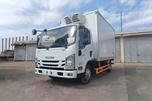 Фургон рефрижератор на шасси ISUZU 4х2 дв 122kw кабина ES7 фургон 4100*2300*2300, холодильная установка Carrier D5, мультируль, круиз-контроль, под категорию В. Фото 1