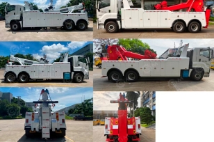 Тяжелый эвакуатор ISUZU 6x4 дв 382Kw гп 30 тонн без поворотного крана. Фото 3