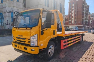 Эвакуатор на шасси ISUZU 4x2 дв 139kw гп 5т сдвижная платформа 6,3м лебёдка. Фото 2