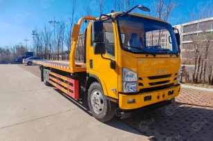 Эвакуатор на шасси ISUZU 4x2 дв 139kw гп 5т сдвижная платформа 6,3м лебёдка. Фото 1