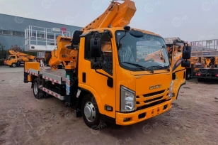 Автовышка VIGRUS GKS20 на шасси ISUZU 4Х2 дв 96kw кабина 100P, высота подъёма 20м. Фото 1