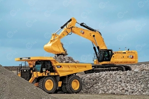 Гусеничный экскаватор Caterpillar 395 вес 94,2т ковш 6,5м3. Фото 2
