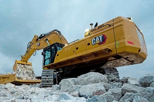 Гусеничный экскаватор Caterpillar 395 вес 94,2т ковш 6,5м3. Фото 6