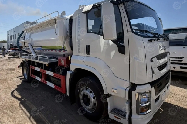 Илосос на шасси ISUZU 4x2 дв 151KW бочка 10м3 насос Weilong 65QZXDH-1107000. Фото 5