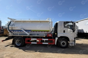 Илосос на шасси ISUZU 4x2 дв 151KW бочка 10м3 насос Weilong 65QZXDH-1107000. Фото 2