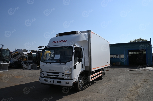 Фургон рефрижератор на шасси ISUZU 4х2 дв 139kw гп 6 тонн (фургон 5200х2300х2200, холодильная установка Carrier Citimax 700) c гидробортом, отопитель в кузове. Фото 22