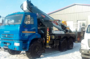 Автовышка NOVAS на шасси ISUZU 4Х2 дв 165kw высота подъёма 45м. Фото 2