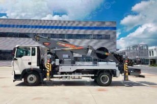 Автовышка NOVAS на шасси ISUZU 4Х2 дв 165kw высота подъёма 45м. Фото 10