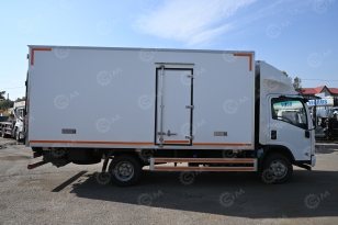 Фургон рефрижератор на шасси ISUZU 4х2 дв 139kw гп 6 тонн (фургон 5200х2300х2200, холодильная установка Carrier Citimax 700) c гидробортом, отопитель в кузове. Фото 25