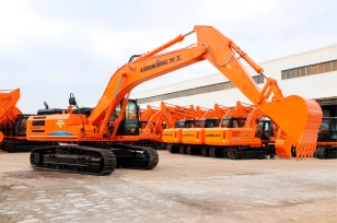 Гусеничный экскаватор LONKING LG6306F масса 32.8т, ковш 1.65-2м3. Фото 1