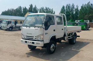 Бортовой грузовик ISUZU 4x2 дв 94Kw двойная кабина кузов 2560*1850*400, под категорию В. Фото 2