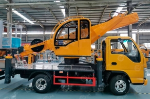 Автовышка WANBANG на шасси ISUZU 4Х2 дв 96kw высота подъёма 16м с электроизоляцией. Фото 1