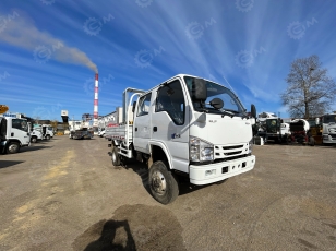 Бортовой грузовик ISUZU 4x4 дв 96Kw двойная кабина гп 1т под категорию В, кузов 3245х1850х400, с тентом. Фото 24
