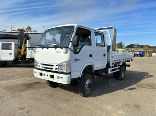 Бортовой грузовик ISUZU 4x4 дв 96Kw двойная кабина гп 1т под категорию В, кузов 3245х1850х400, с тентом. Фото 31