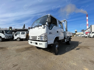 Бортовой грузовик ISUZU 4x4 дв 96Kw двойная кабина гп 1т под категорию В, кузов 3245х1850х400, с тентом. Фото 32