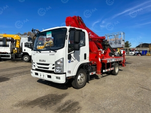 Автовышка NOVAS 320C на шасси ISUZU 4Х2 дв 94kw высота подъёма 30м. Фото 1