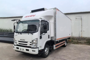 Фургон рефрижератор на шасси ISUZU 4x2 для перевозки музейных экспонатов дв 150kw гп 4т холодильная установка Carrier 850. Фото 1
