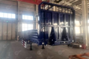 Полуприцеп бортовой AMUR LYR9600JS 14300х2550х3760, гп 60т, фитинги, конники, топливный бак 2шт, FUWA, ССУ 1400. Фото 2
