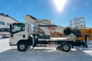 Автовышка WANBANG GKS22 на шасси ISUZU 4Х4 дв 96Kw высота подъёма 22м, с изоляцией люльки 1000В. Фото 4