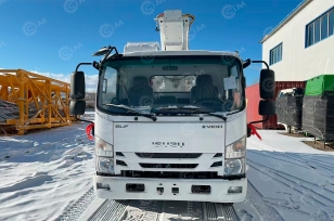 Автовышка WANBANG GKS22 на шасси ISUZU 4Х4 дв 96Kw высота подъёма 22м, с изоляцией люльки 1000В. Фото 1